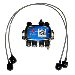 KVH TV-series Expansion Kit – Supports 3-4 DISH Network, Bell, or Sky Mexico Receivers
