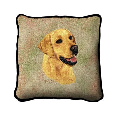 yellow labrador pillow