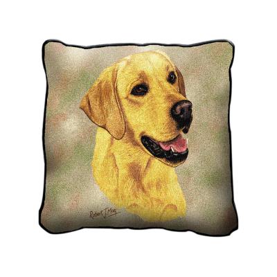 yellow labrador pillow