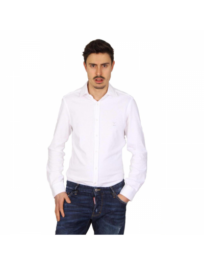 V 1969 Italia mens long sleeve shirt Paris Jersey Bianco