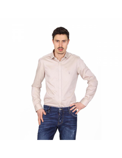V 1969 Italia mens long sleeve shirt Paris Jersey Beige