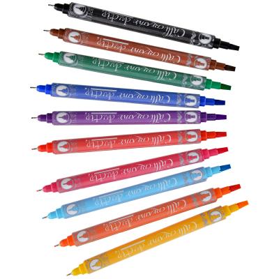 Manuscript Callicreative Duo Tip Pens 10/Pkg-