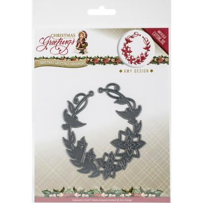 Find It Trading Amy Design Christmas Greetings Die-Christmas Greetings Ornament