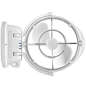 Caframo Sirocco II 3-Speed 7' Gimbal Fan - White - 12-24V