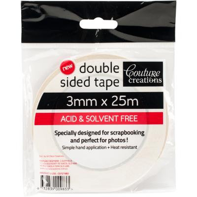 Couture Creations Double-Sided Tape 3mmx25m-