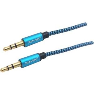 Braided Aux Cord Blue 6