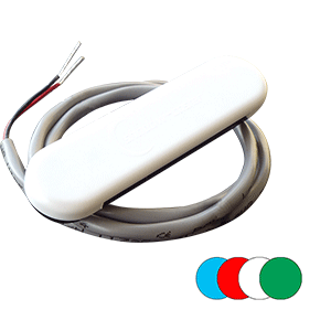 Shadow-Caster Courtesy Light w/2 Lead Wire - White ABS Cover - RGB Multi-Color - 4-Pack