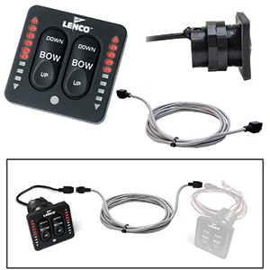 Lenco Flybridge Kit f/ LED Indicator Key Pad f/All-In-One Integrated Tactile Switch - 10