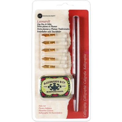 Manuscript Italic Dip Pen Set-