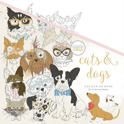 KaiserColour Perfect Bound Coloring Book 9.75'X9.75'-Cats & Dogs