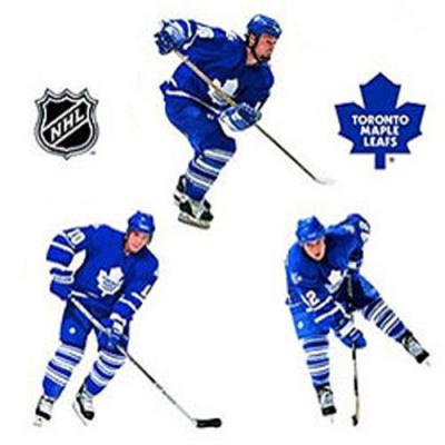 10 NHL Toronto Maple Leafs Hockey Players Wall Sticker Sets