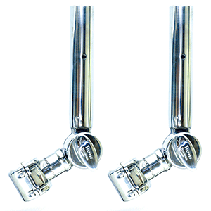 Tigress Adjustable T-Top Clamp-On Outrigger Holder - 1-5/16' IPS - 1-1/8' Poles - Pair