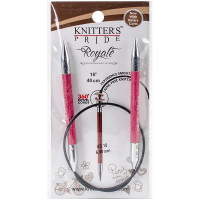 Knitters Pride-Royale Fixed Circular Needles 16'-Size 10/6mm