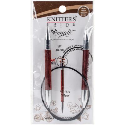 Knitters Pride-Royale Fixed Circular Needles 16'-Size 10.75/7mm