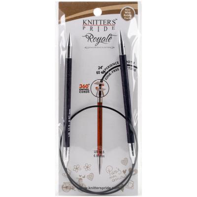 Knitters Pride-Royale Fixed Circular Needles 24'-Size 10.5/6.5mm