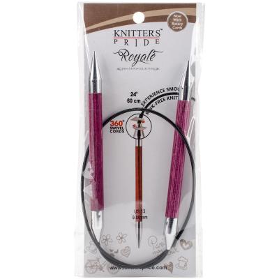 Knitters Pride-Royale Fixed Circular Needles 24'-Size 13/9mm
