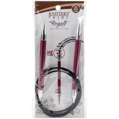 Knitters Pride-Royale Fixed Circular Needles 40'-Size 13/9mm