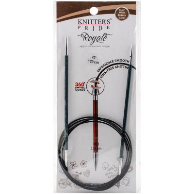 Knitters Pride-Royale Fixed Circular Needles 47'-Size 3/3.25mm