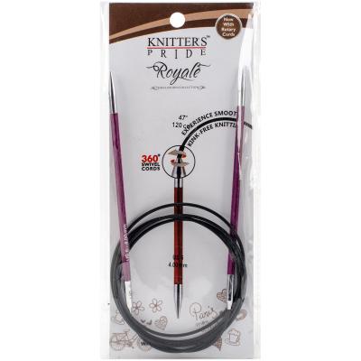 Knitters Pride-Royale Fixed Circular Needles 47'-Size 6/4mm
