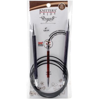 Knitters Pride-Royale Fixed Circular Needles 47'-Size 10.5/6.5mm
