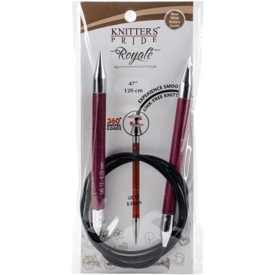 Knitters Pride-Royale Fixed Circular Needles 47'-Size 13/9mm