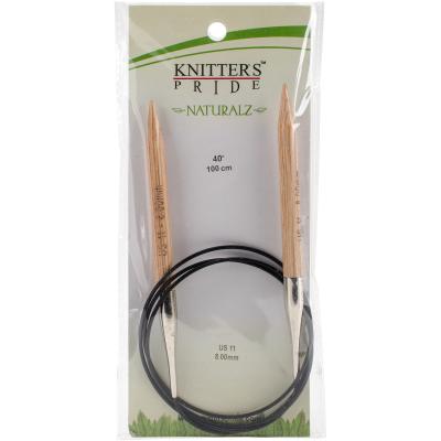 Knitters Pride-Naturalz Fixed Circular Needles 40'-Size 11/8mm
