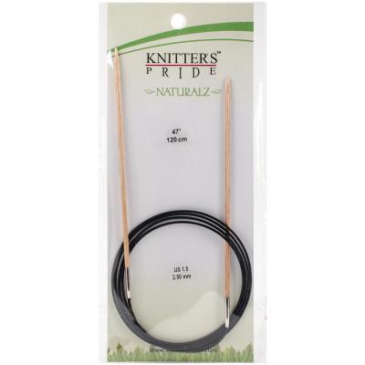 Knitters Pride-Naturalz Fixed Circular Needles 47'-Size 1.5/2.5mm