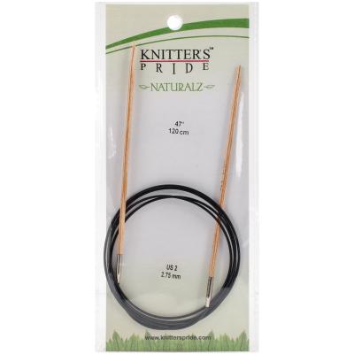 Knitters Pride-Naturalz Fixed Circular Needles 47'-Size 2/2.75mm