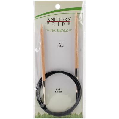 Knitters Pride-Naturalz Fixed Circular Needles 47'-Size 9/5.5mm