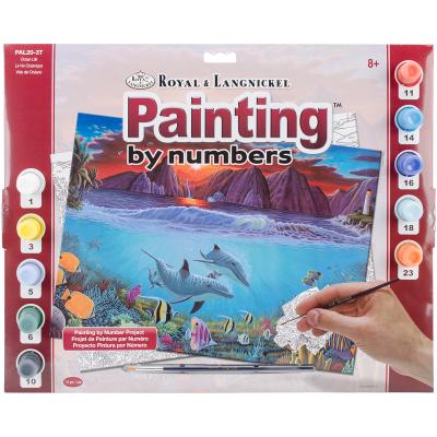 Paint By Number Kit 15.375'X11.25'-Ocean Life