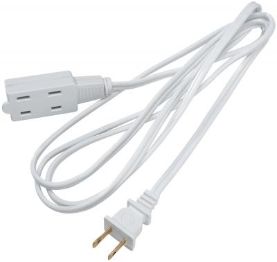 6 Foot Extension Cord-White