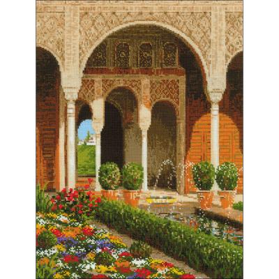 RIOLIS Counted Cross Stitch Kit 11.75''X15.75''-The Palace Garden (14 Count)