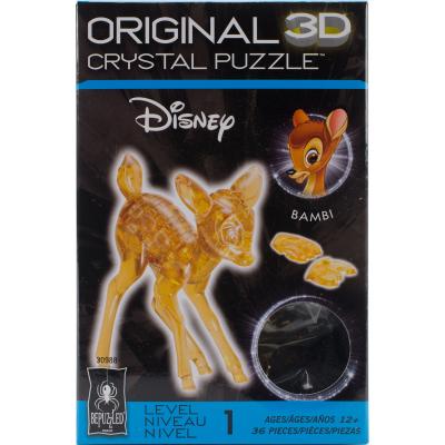 3-D Licensed Crystal Puzzle-Bambi