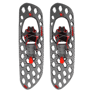 CLOSEOUT - YUKON Carbon FLEX SPIN™ Snowshoes - 9' x 28' - Black/Carbon - Pair