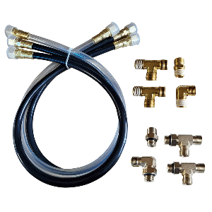 Octopus 30' Hose & Fitting Kit Including Orb & NPT Helm Fittings