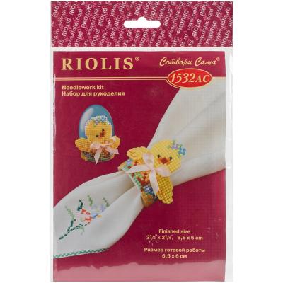 RIOLIS Plastic Canvas Kit 2.5'X2.25'-Chicken Napkin Ring (10 Count)
