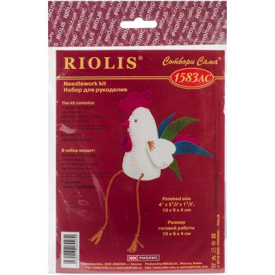 Riolis Felt Figure Kit 4'X3.5'X1.5'-Rooster