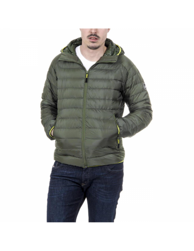 V 1969 Italia Mens Down Jacket ARTICO ARMY GREEN