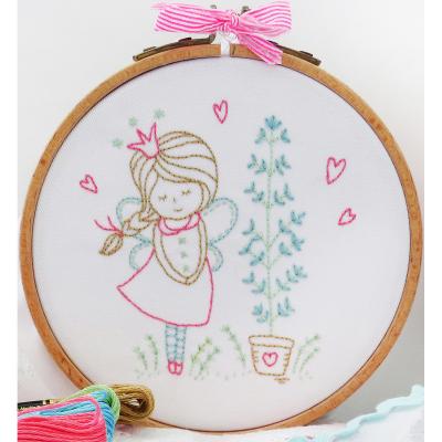 Charles Craft/Tamar Embroidery Kit 8'X8'-Shy Fairy