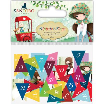 Santoro Kori Kumi Alphabet Bunting 120/Pcs-