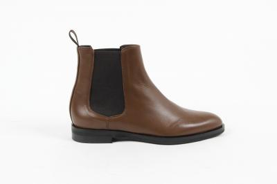 V 1969 Italia Womens Ankle Boot B1578 VITELLO BOTTOLATO CUOIO