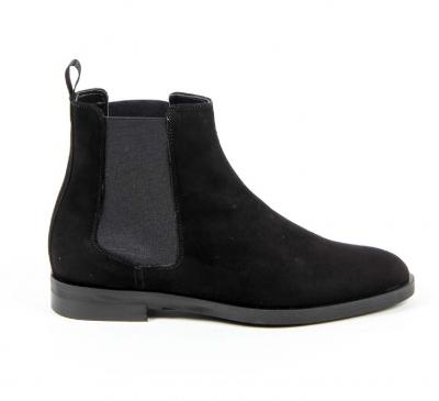 V 1969 Italia Womens Ankle Boot B1578 CAMOSCIO NERO
