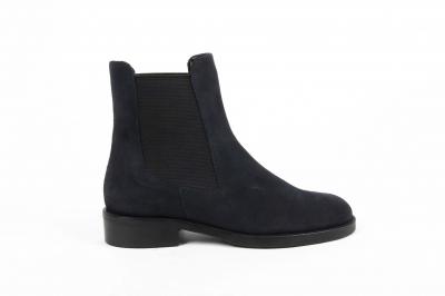 V 1969 Italia Womens Ankle Boot C09 VELOUR BLU