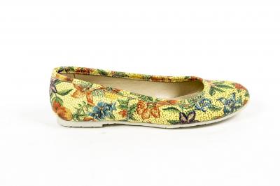 V 1969 Italia Womens Ballerina E08 FIORI GIALLO