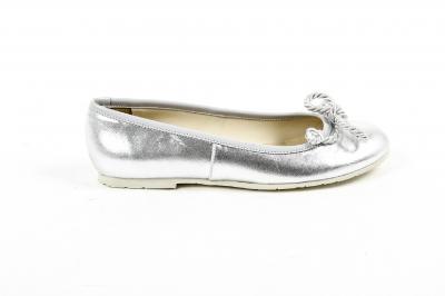 V 1969 Italia Womens Ballerina E08 LAMINATO ARGENTO
