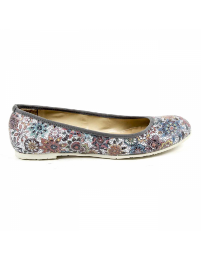 V 1969 Italia Womens Ballerina E08 FIORE GRIGIO