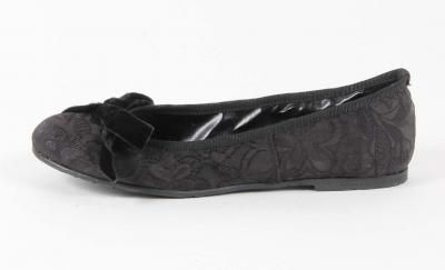 V 1969 Italia Womens Ballerina E08 TESSUTO NERO