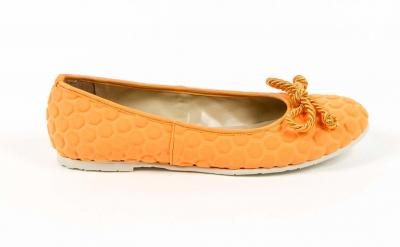 V 1969 Italia Womens Ballerina E08 TESSUTO ARANCIONE