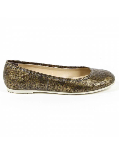 V 1969 Italia Womens Ballerina E08 TESSUTO ORO NERO