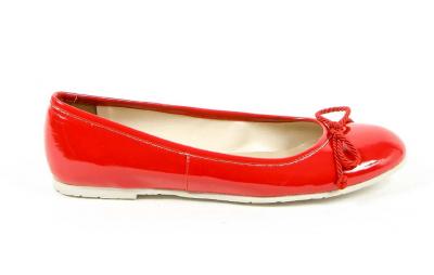 V 1969 Italia Womens Ballerina E08 VERNICE ROSSO